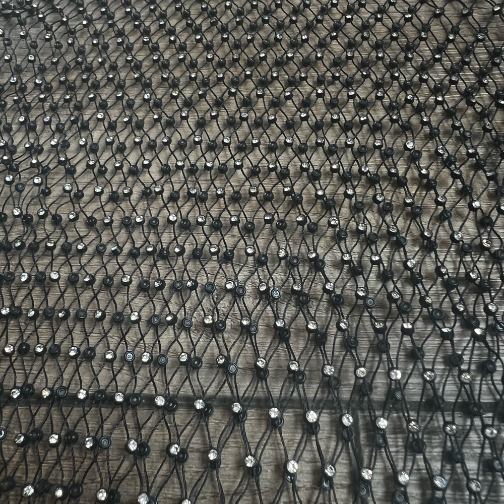 Mesh Body Chains Crystal Fishnet Top - Picture 6 of 6